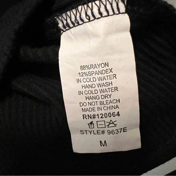 Black Ribbed Button Down Bodycon Mini Dress - Picture 9 of 9